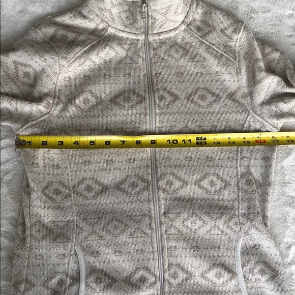 Eddie Bauer fleece zip up jacket - Picture 7 of 8